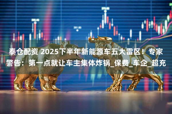 泰仓配资 2025下半年新能源车五大雷区！专家警告：第一点就让车主集体炸锅_保费_车企_超充